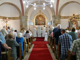 100 Jahrfeier Weingartenkapelle in Naumburg mit Bischof Dr. Michael Gerber (Foto. Karl-Franz Thiede)